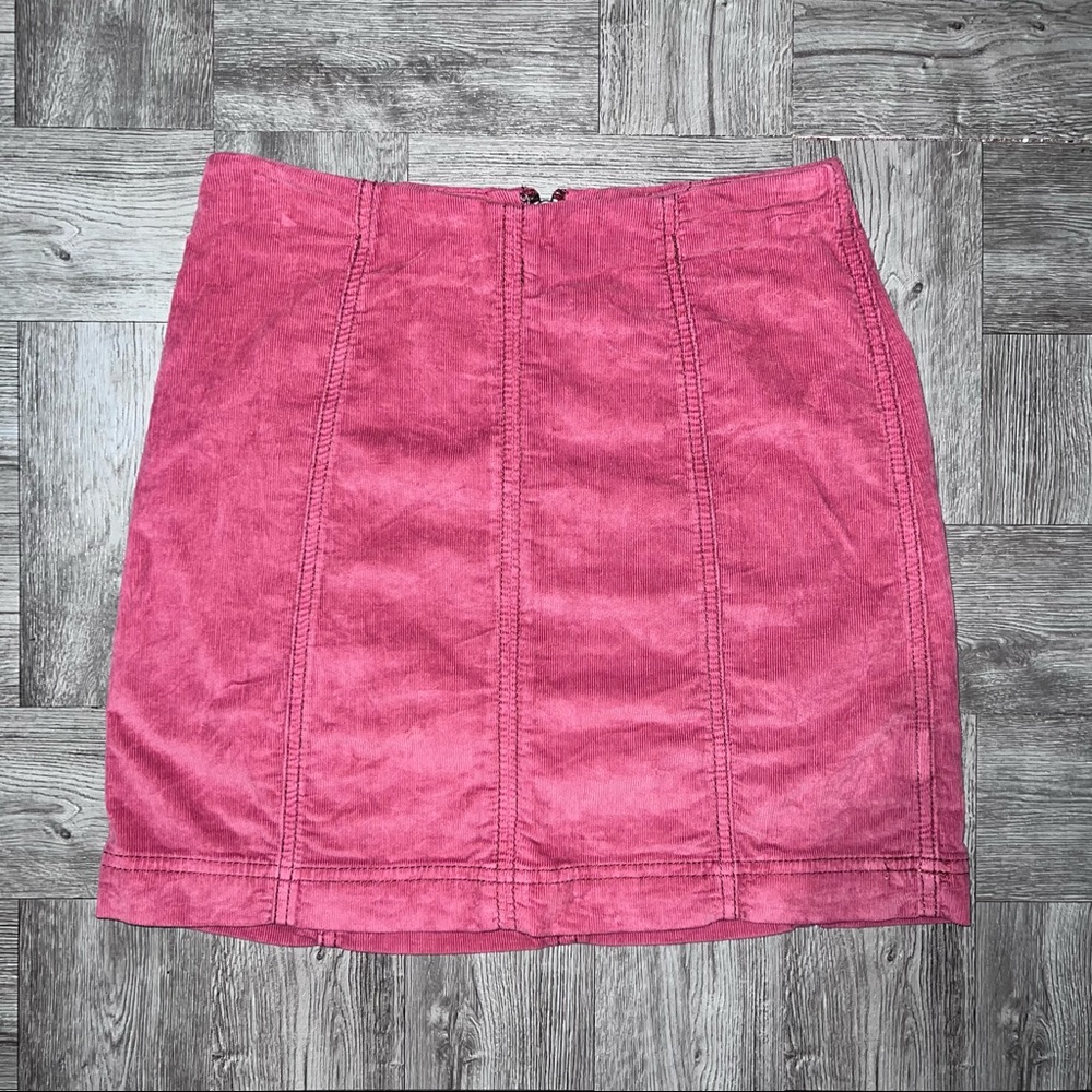 Free People Modern Femme Corduroy Mini Skirt Size 4